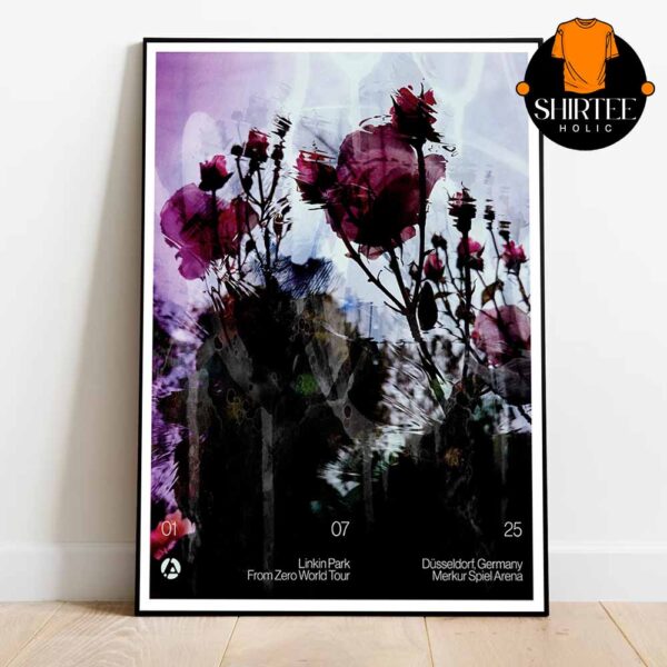 Linkin Park Dusseldorf 2025 Merkur Spiel Arena Germany On July 1st Home Decor Poster Canvas