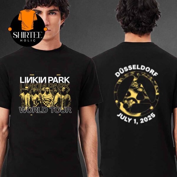 Linkin Park Dusseldorf 2025 Merkur Spiel Arena Germany On July 1st Two Sided T-Shirt