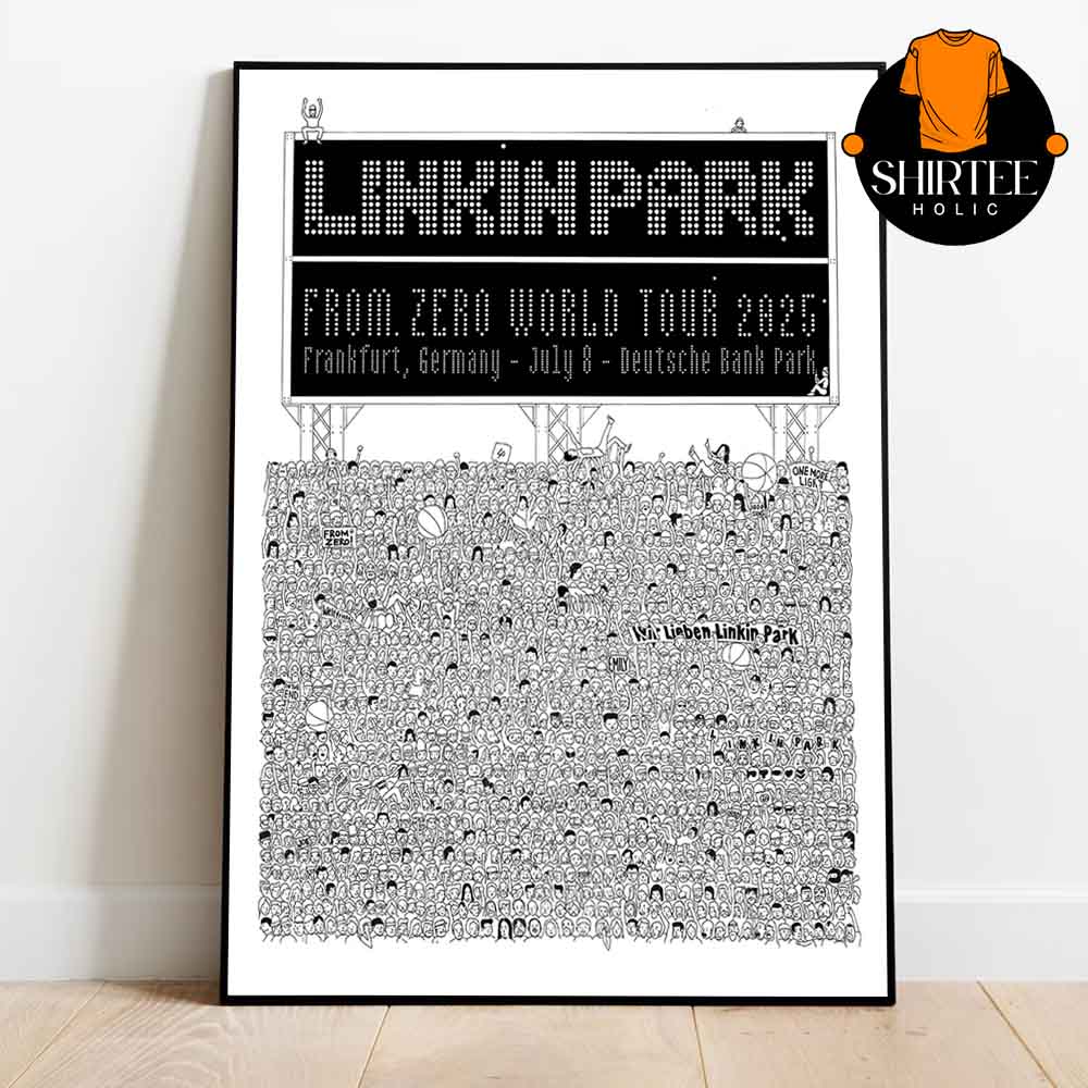 Linkin Park Frankfurt 2025 Deutsche Bank Park Germany Home Decor Poster Canvas Linkin Park Frankfurt 2025 Deutsche Bank Park Germany Home Decor Poster Canvas