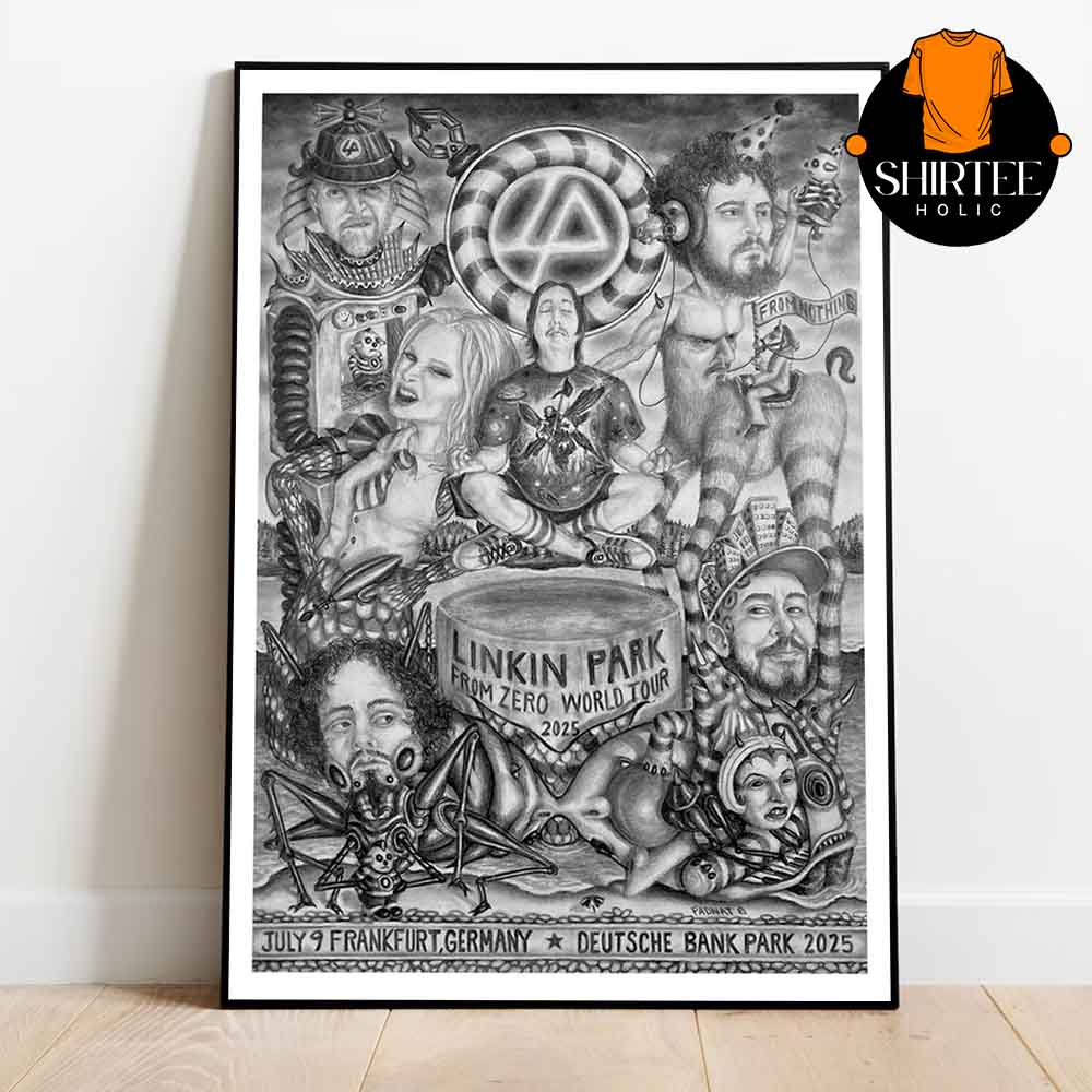 Linkin Park Frankfurt 2025 Deutsche Bank Park On July 9th Home Decor Poster Canvas Linkin Park Frankfurt 2025 Deutsche Bank Park On July 9th Home Decor Poster Canvas