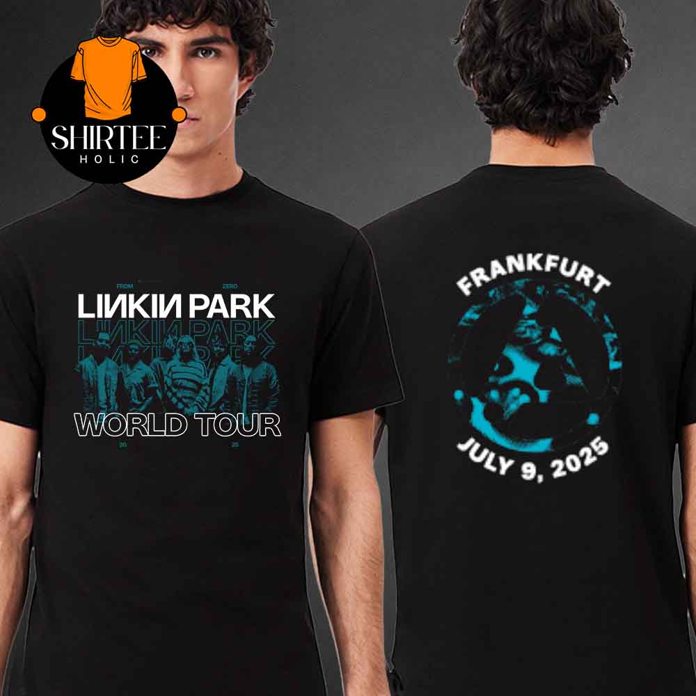 Linkin Park Frankfurt 2025 Deutsche Bank Park On July 9th Two Sided T-Shirt Linkin Park Frankfurt 2025 Deutsche Bank Park On July 9th Two Sided T-Shirt