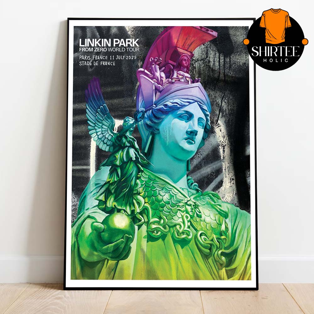 Linkin Park Paris France 2025 Stade de France Le Tour De Zero July 11th Home Decor Poster Canvas Linkin Park Paris France 2025 Stade de France Le Tour De Zero July 11th Home Decor Poster Canvas