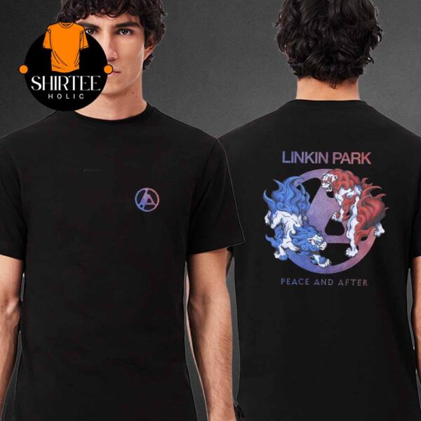 Linkin Park Peace And After Japan 2025 Shishi Komainu Two Sided T-Shirt Hoodie