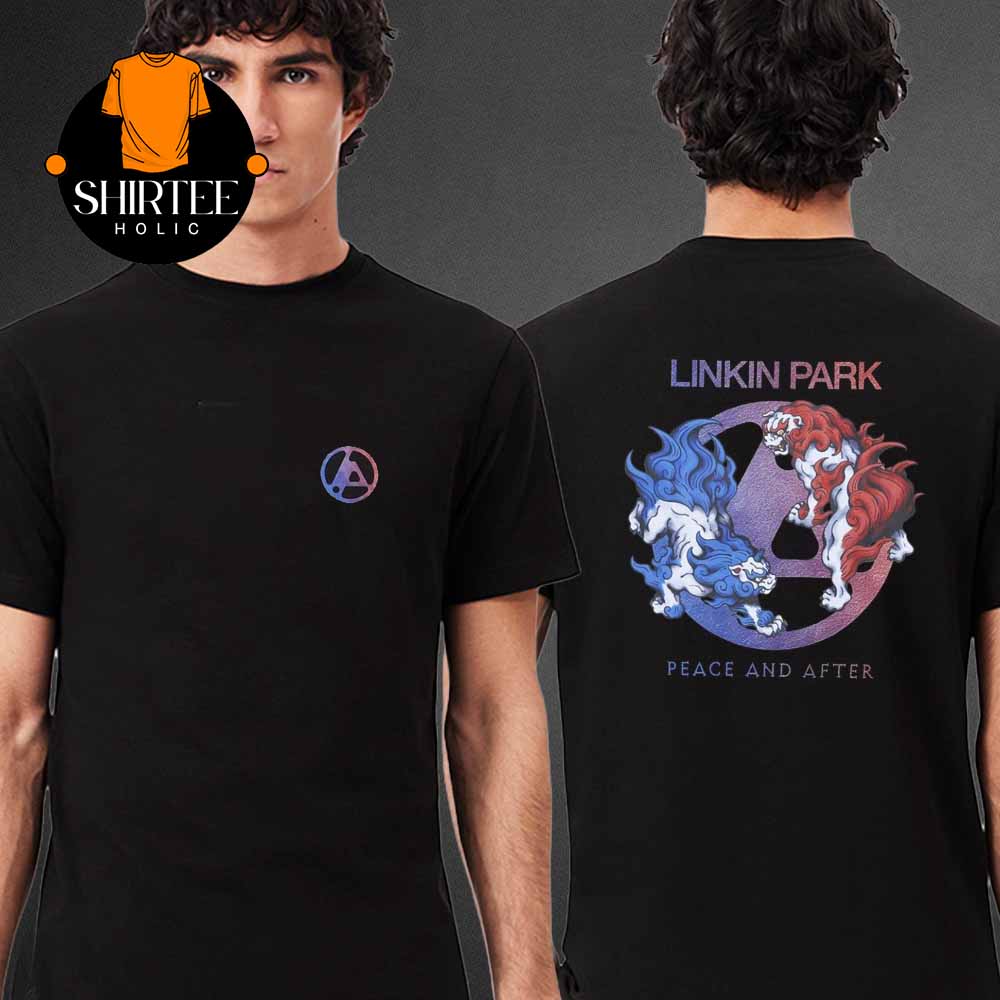 Linkin Park Peace And After Japan 2025 Shishi Komainu Two Sided T-Shirt Hoodie Linkin Park Peace And After Japan 2025 Shishi Komainu Two Sided T-Shirt Hoodie