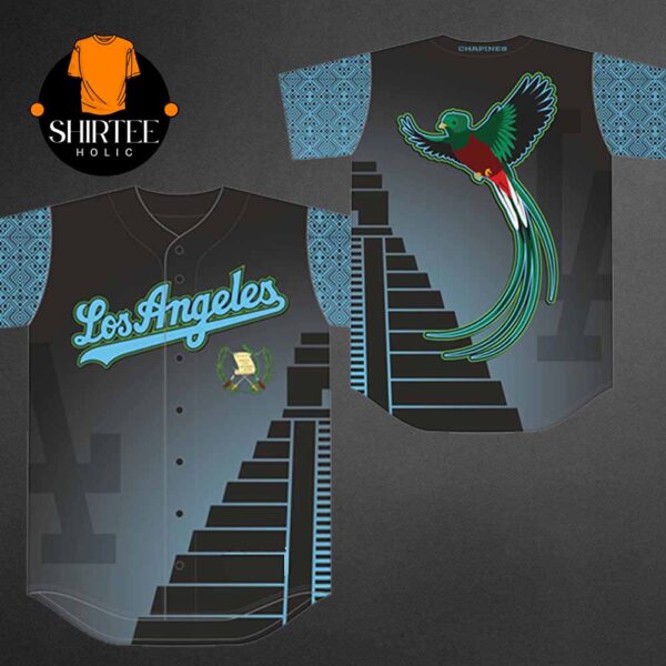 Los Angeles Dodgers MLB Guatemalan Heritage Night 2025 Baseball Jersey