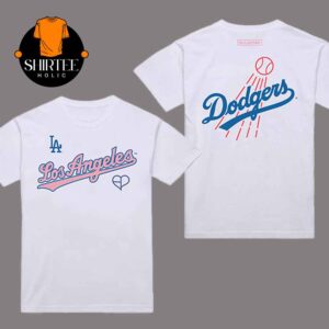 Los Angeles Dodgers x Blackpink MLB 2025 Two Sided T-Shirt
