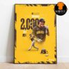Manny Machado 2000 Career Hits San Diego Padres MLB 2025 Home Decor Poster Canvas