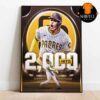 Manny Machado 2000 Career Hits MLB 2025 San Diego Padres Home Decor Poster Canvas