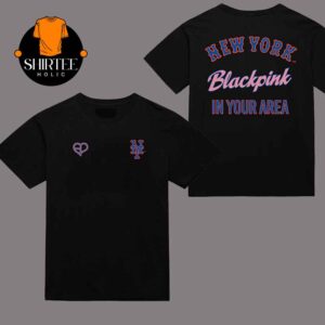 New York Mets x Blackpink In Your Area MLB 2025 Two Sided T-Shirt