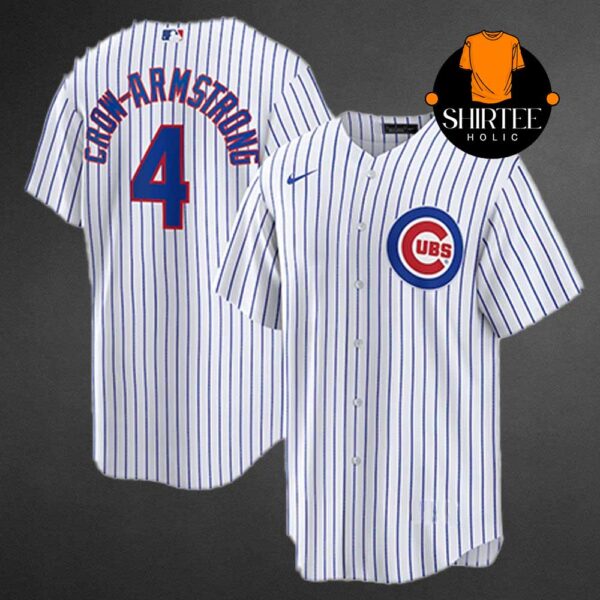 Pete Crow Armstrong Chicago Cubs Home Name And Number Jersey