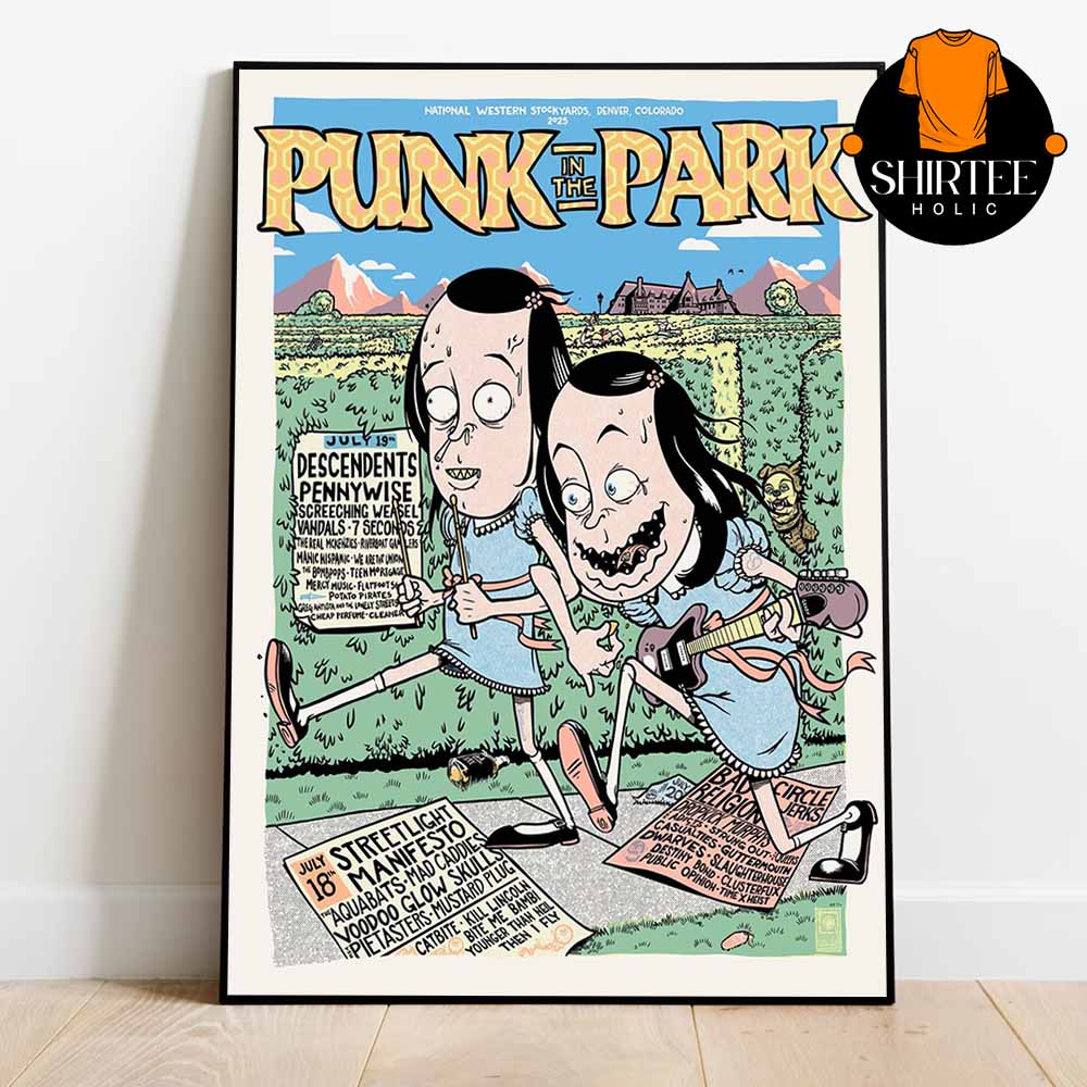 Punk In The Park 2025 Denver CO On July 20th Lineup Home Decor Poster Canvas Punk In The Park 2025 Denver CO On July 20th Lineup Home Decor Poster Canvas