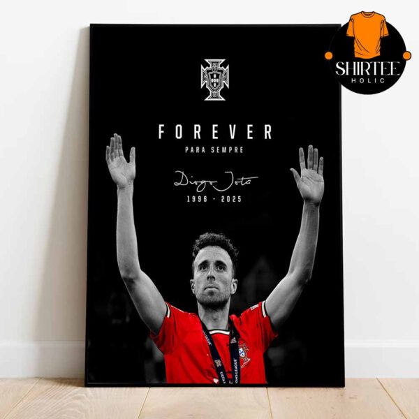 RIP Diogo Jota Forever Para Sempre Home Decor Poster Canvas