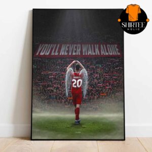 Rip Diogo Jota You Never Walk Alone Home Decor Poster Canvas