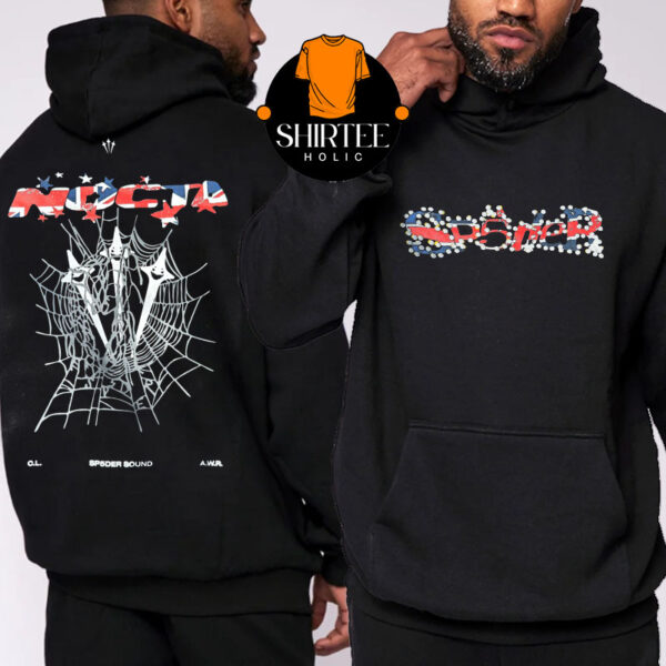 SP5DER x Drake x Nike Nocta USA Flag Two Sided Hoodie