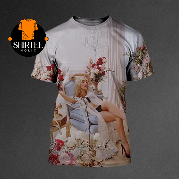 Sabrina Carpenter Man's Best Friend Album Vinyl Cover 2 All Over Print T-Shirt Sabrina Carpenter Man's Best Friend Album Vinyl Cover 2 All Over Print T-Shirt