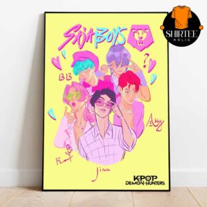 Saja Boys KPop Demon Hunters BB Abby Jinu Romance Saja Home Decor Poster Canvas