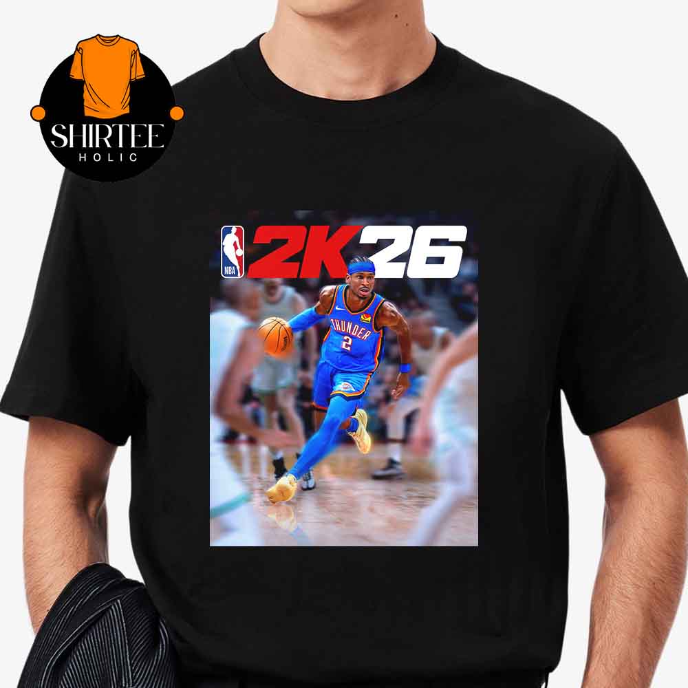 Shai Gilgeous-Alexander SGA NBA 2K26 Cover Oklahoma City Thunder Unisex T-Shirt Shai Gilgeous-Alexander SGA NBA 2K26 Cover Oklahoma City Thunder Unisex T-Shirt