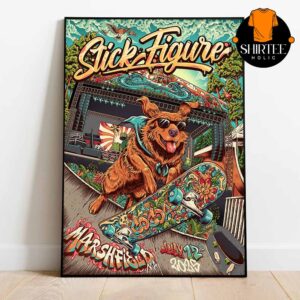 Stick Figure Marshfield MA 2025 Levitate Music Festival On July 12th Home Decor Poster Canvas
