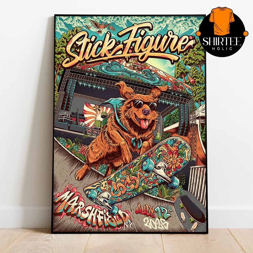 Stick Figure Marshfield MA 2025 Levitate Music Festival On July 12th Home Decor Poster Canvas Stick Figure Marshfield MA 2025 Levitate Music Festival On July 12th Home Decor Poster Canvas