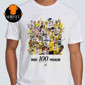 Tadej Pogacar 100th Career Win 2025 Tour De France Victory In The City Of 100 Towers Unisex T-Shirt
