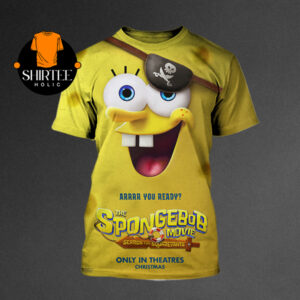 The SpongeBob Movie Search For SquarePants 2025 All Over Print T-Shirt