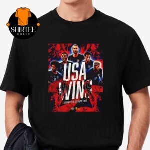 USMNT US Soccer Men’s National Team Advance To 2025 Gold Cup Finals Unisex T-Shirt